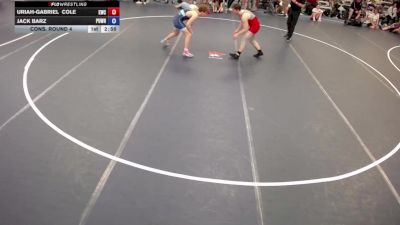 175 lbs Cons. Round 3 - Uriah-Gabriel Cole, Eastside Wrestling Club vs Jack Barz, Pursuit Wrestling