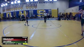 132 Blue Quarterfinal - Sam Marvel, Wellington Community Hs vs Froilan Olano, Palmetto Ridge H.S.