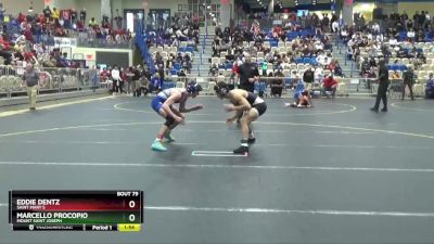 144 lbs Champ. Round 2 - Marcello Procopio, Mount Saint Joseph vs Eddie Dentz, Saint Mary`s