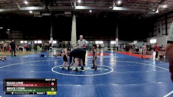 60 lbs Cons. Round 1 - Isaiah Lome, Great Bridge Wrestling Club vs Brock Lyons, Great Neck Wrestling Club