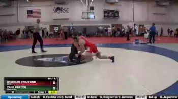 174 lbs 1st Place Match - Brennan Swafford, Iowa vs Zane Mulder, Wartburg