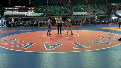 1A-4A 138 Cons. Round 5 - Trevor Wicks, Ashville vs Kayden Dobbs, Etowah High School
