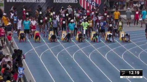 Youth Boys' 100m Championship, Semi-Finals 1 - Age 13