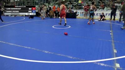 157 lbs Quarters - Lane Gudenkauf, Mission Athletics vs Danny Peters, Big Game Wrestling Club