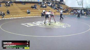 174 lbs Round 3 (6 Team) - Gavin Turk, Minot State (N.D.) vs Connor Padgett, Fort Hays State
