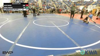 60 lbs Semifinal - Jack Davis, Verdigris Youth Wrestling vs Ezra Fisher, Tiger Trained Wrestling