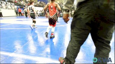 67 lbs Round Of 16 - Lamario Ramsey JR., Del City Little League vs Breckin DeAnda, Husky WC