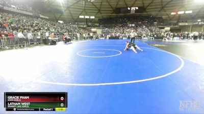 Girls 3A/4A 100 Semifinal - Latham West, Bonney Lake (Girls) vs Gracie Pham, Davis (Girls)