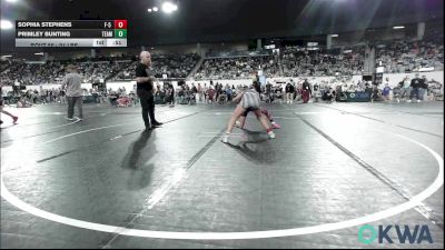 91 lbs Consi Of 8 #2 - Sophia Stephens, F-5 Grappling vs Primley Bunting, Team Worx Wrestling Club