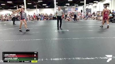 132 lbs Round 5 (6 Team) - Josh Piparo, Iron Horse Gold vs Jackson Maby, Prestige Worldwide