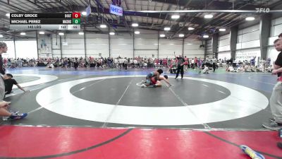 145 lbs Rr Rnd 2 - Colby Groce, 84 Athletes Red - HSB vs Michael Perez, Mat Assassins Silver - HSB