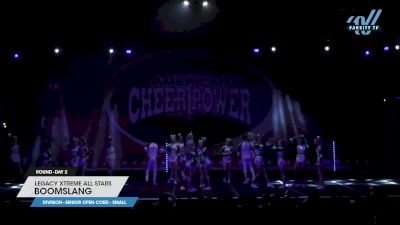 Legacy Xtreme All Stars - BOOMSLANG [2023 L6 Senior Open Coed - Small Day 2] 2023 ACP Columbus Grand Nationals