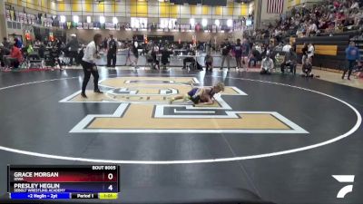 62 lbs Round 1 - Grace Morgan, Iowa vs Presley Heglin, Sebolt Wrestling Academy