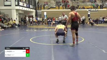 174 lbs Semifinal - Jared McGill, Edinboro vs Sammy Starr, Navy