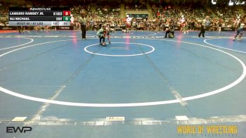 67 lbs Consi Of 32 #1 - Lamario Ramsey JR., Del City Little League Wrestling vs Eli Michael, Contenders Wrestling Academy