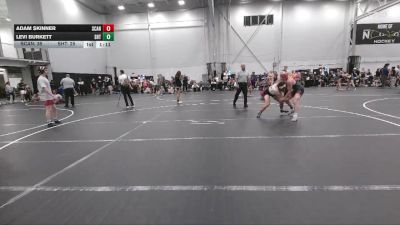 132 lbs Quarterfinals (8 Team) - Adam Skinner, Scanlan vs Levi Burkett, Team Shutt