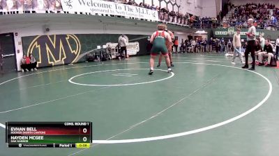 285 lbs Cons. Round 1 - Evhan Bell, Hoover (North Canton) vs Hayden McGee, Oak Harbor