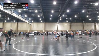 100 lbs Final - Tiffany Francisco, Youth Impact Center Wrestling Club vs Rebecca Marin, Maximum Performance