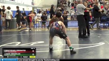 120 lbs Champ. Round 2 - Christopher Cervantes, Santa Ana Wrestling vs Landin Arguelles, Hesperia Wrestling