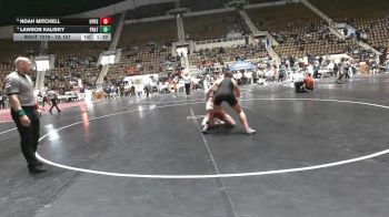 7A 157 lbs 5th Place Match - Noah Mitchell, Opelika Hs vs Lawson Kalisky, Prattville
