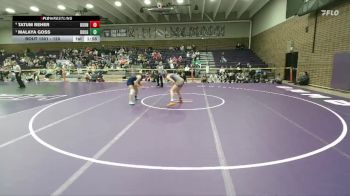 120 lbs Semifinal - Malaya Goss, Douglas vs Tatum Reher, Burns/Pine Bluffs