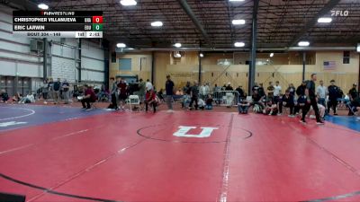 149 lbs Cons. Semi - Christopher Villanueva, Unattached vs Eric Larwin, Eastern Oregon University