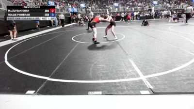 126.6-137.4 lbs Round Of 16 - Jauzlyean Gray, Jackson County Wrestling vs Hollie Finneran, Atchison Wrestling Club