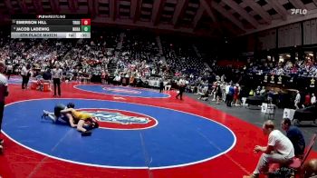 106-3A 5th Place Match - Emerson Hill, Troup vs Jacob Ladewig, North Hall