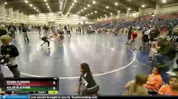 90 lbs Placement (16 Team) - Kohen Flinders, Westlake White vs Kaleb Blackner, Champions 2