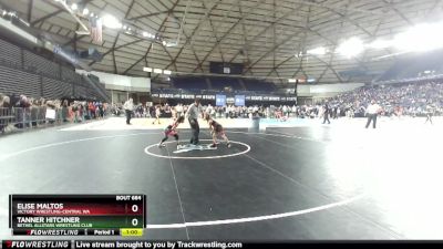 58-61 lbs 3rd Place Match - Tanner Hitchner, Bethel AllStars Wrestling Club vs Elise Maltos, Victory Wrestling-Central WA