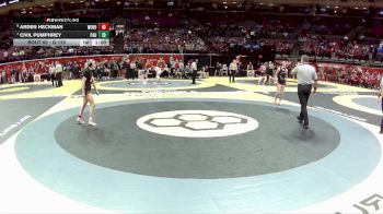 G-120 lbs Cons. Round 2 - Civil Pumphrey, G-Paulding vs Arden Heckman, G-Wester. North