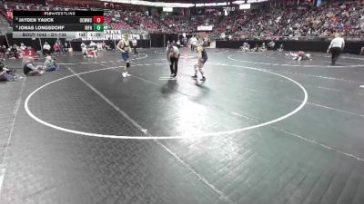 D1-138 lbs Champ. Round 1 - Jayden Yauck, Oconomowoc vs Jonas Longsdorf, River Falls