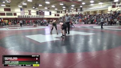 JV-38 lbs Quarterfinal - Timmy Zachar, Cedar Rapids Kennedy vs Michael Reel, Union, LaPorte City