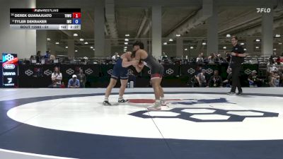 61 lbs Champ. Round 3 - Derek Guanajuato, Tar Heel Wrestling Club vs Tyler Dekraker, Integrity Wrestling Club