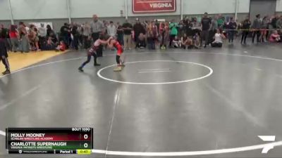 56-59 lbs Round 2 - Charlotte Supernaugh, Virginia Patriots Wrestling vs Molly Mooney, Scanlan Wrestling Academy