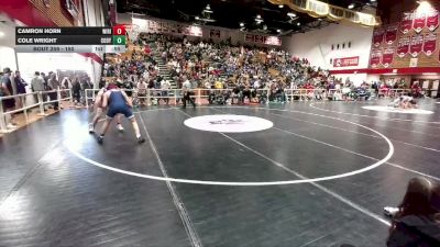 150 lbs Cons. Round 2 - Camron Horn, Wind River vs Cole Wright, Cody