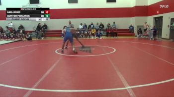157 lbs Champ. Round 1 - Kael Jones, Dike-New Hartford vs Quinten Pergande, Garner-Hayfield/Ventura