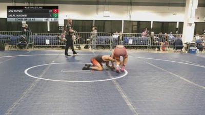 132 lbs Consi Of 32 #2 - Jon Tutku, NY vs Jalal Naghib, FL