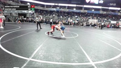 100 lbs Consi Of 8 #2 - Dakin Patterson, Maize WC vs Hunter Lugo, Liberty Warrior Wrestling