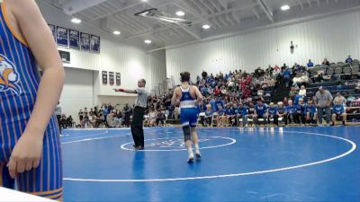 106 lbs Quarterfinals (8 Team) - Daniel Lindsey, Vancleave High School vs Simon Melton, North Pontotoc High School