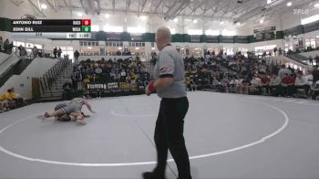 215 lbs Semis & 3rd Wb (16 Team) - John Gill, Woodland, Cartersville vs Antonio Ruiz, Harris County