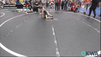 75 lbs Consolation - Caiden Jennings, Tecumseh Youth Wrestling vs Daxton Epperson, Morrison Takedown Club