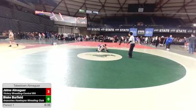 70 lbs Champ. Rd Of 32 - Jaime Almaguer, Victory Wrestling-Central WA vs Blake Burfield, Anacortes Hawkeyes Wrestling Club
