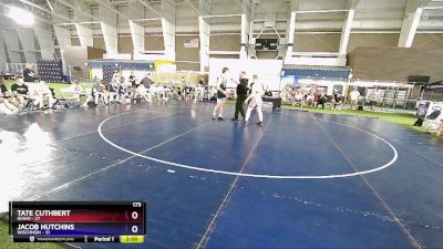 175 lbs Placement Matches (8 Team) - Tate Cuthbert, Idaho vs Jacob Hutchins, Wisconsin