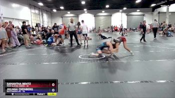 118 lbs Round 3 (8 Team) - Samantha Bentz, MGW Slaying Sirens vs Juliana Oxenberg, Buccaneers WC