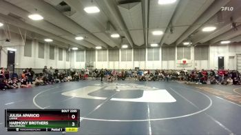 100 lbs Cons. Round 3 - Harmony Brothers, Walsenburg vs Julisa Aparicio, Lamar