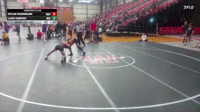 157 lbs Cons. Round 2 - Dylan Washburn, Unattached vs Luke Kemper, McKendree