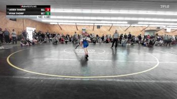 115 lbs Quarterfinal - Aiden Tanzini, Hallstead vs Ryan Thorp, Milton