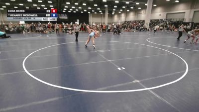 125 lbs Champ. Rd Of 16 - Kenadee McDowell, Missouri vs Cora Hayes, Best Trained Wrestling