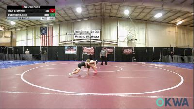 67 lbs Rr Rnd 2 - Rex Stewart, Shelton Wrestling Academy vs Everson Long, Marlow Outlaws